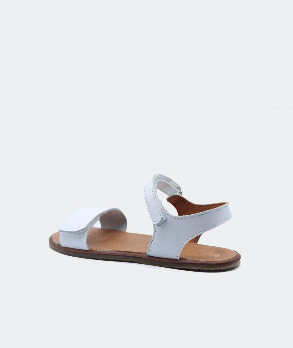 Sandália respeitadora do pé da criança Creta - Blanditos Branco