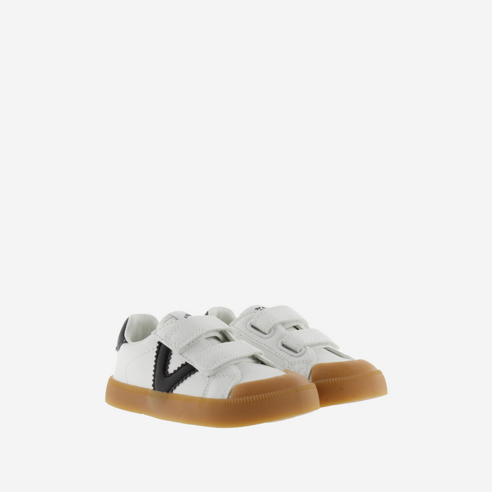 Ténis Respeitadores do Pezinho da Criança Oliver Efecto Branco - Victoria