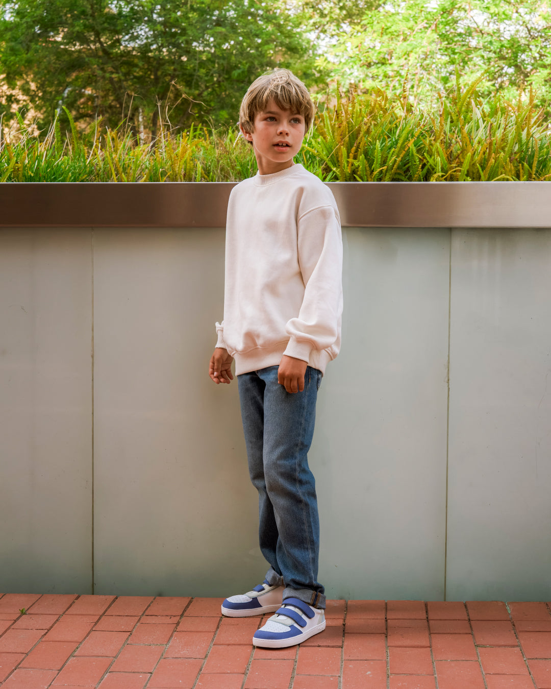 Ténis Barefoot Criança - Muris Petra Júnior Denim Blue