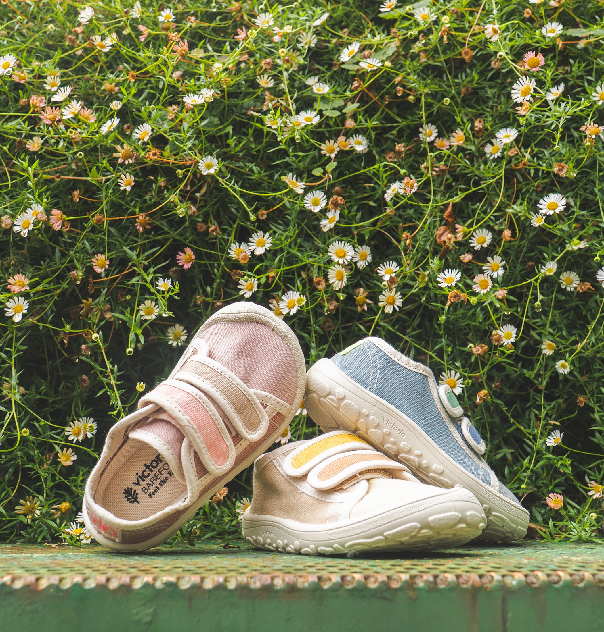 Ténis de Lona Respeitadores do Pezinho da Criança - Victoria Color Beige