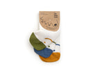 Kit Meias Barefoot Tip Toey Joey - Azul/Mostarda/Verde