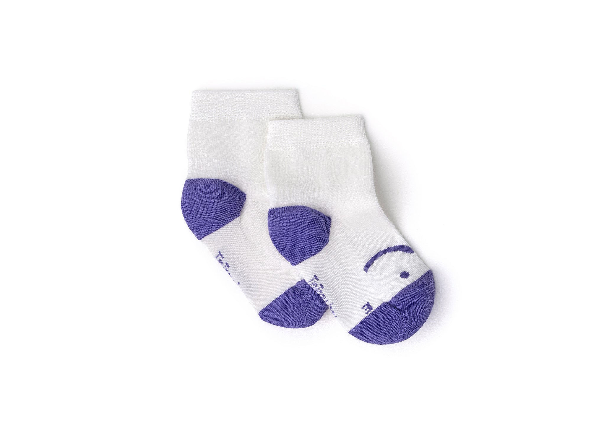 Kit Meias Barefoot Tip Toey Joey - Branco/Rosa/Violeta