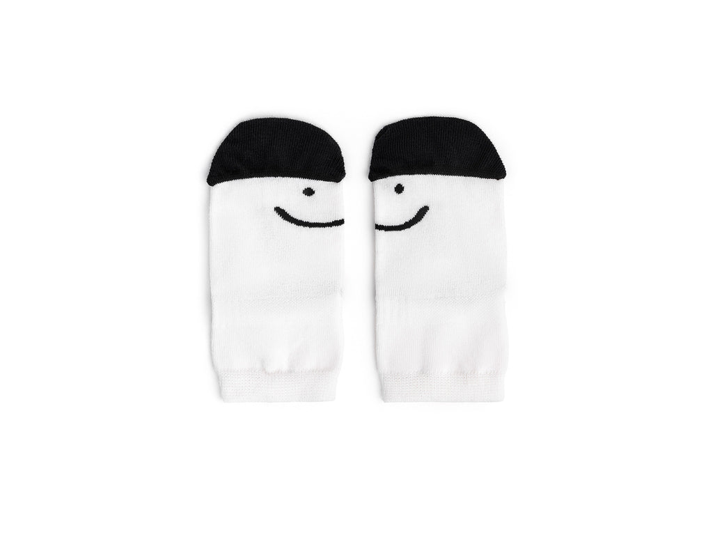 Kit Meias Barefoot Tip Toey Joey - Branco & Preto