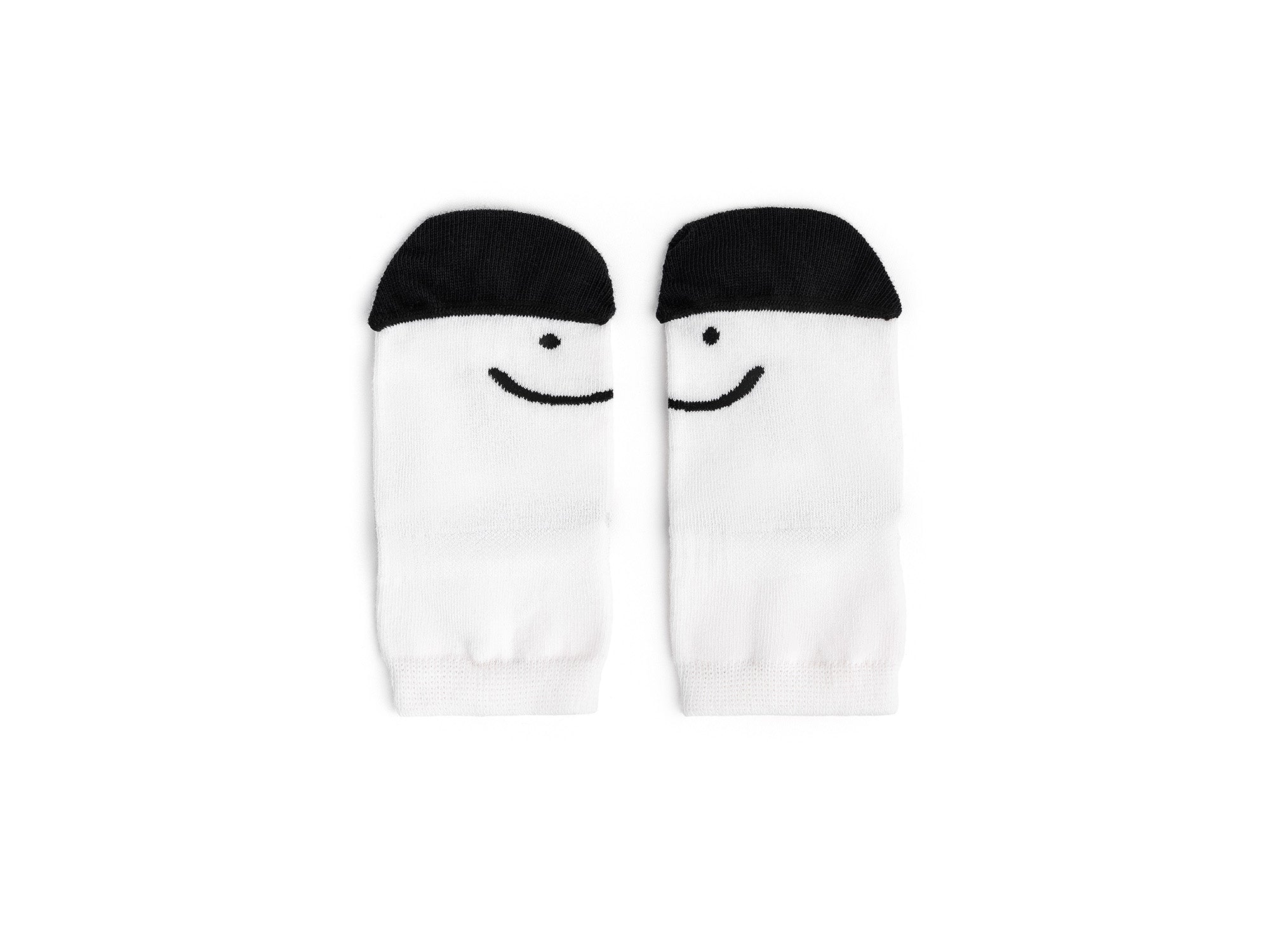 Kit Meias Barefoot Tip Toey Joey - Branco & Preto