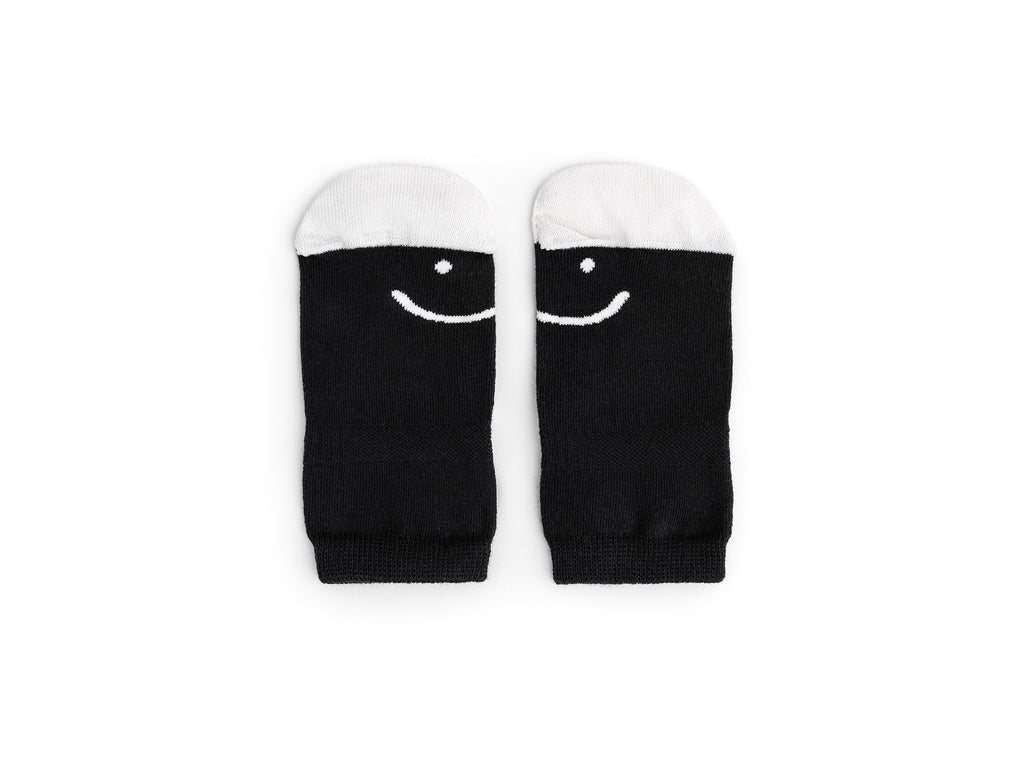 Kit Meias Barefoot Tip Toey Joey - Branco & Preto