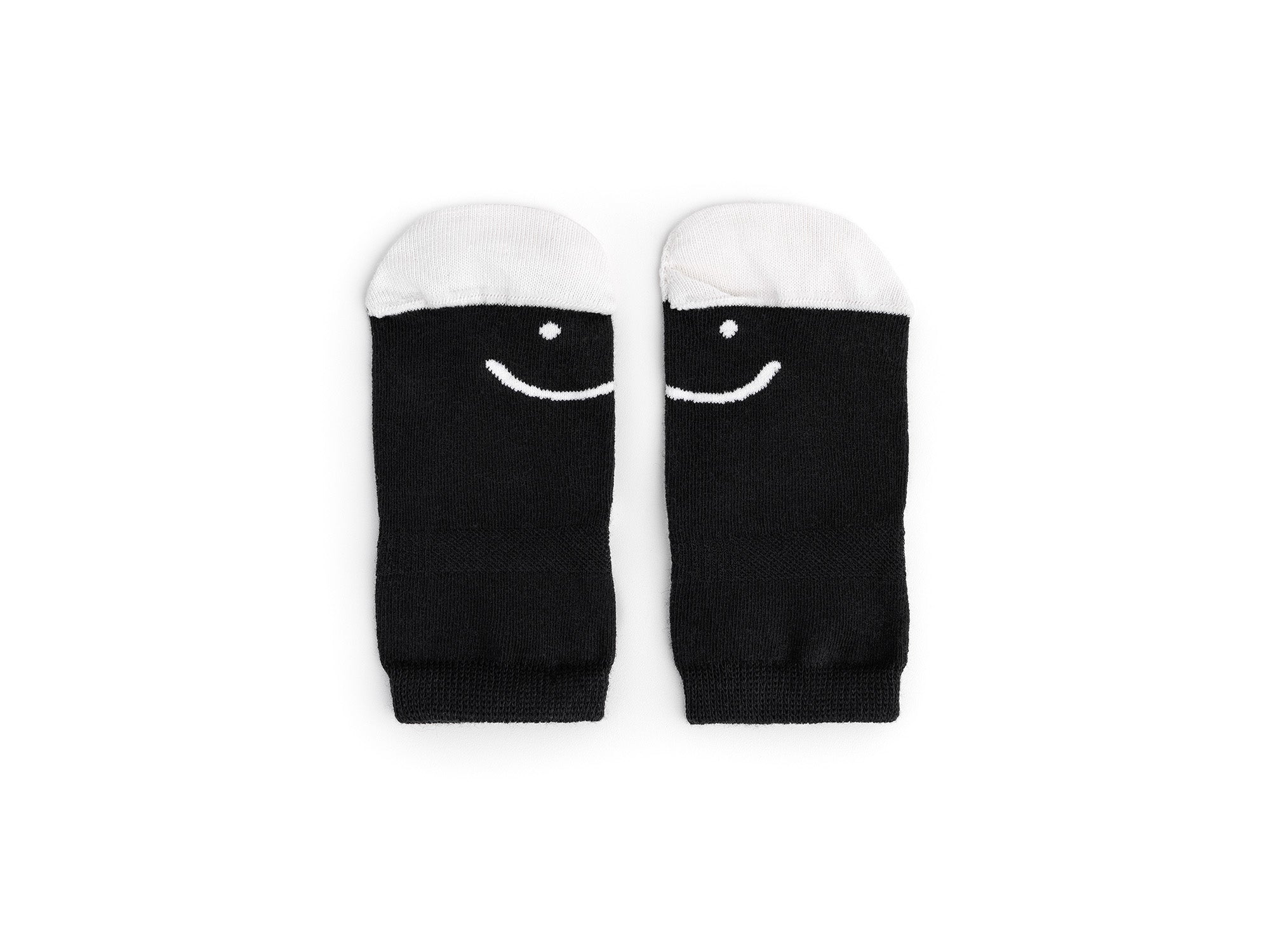 Kit Meias Barefoot Tip Toey Joey - Branco & Preto