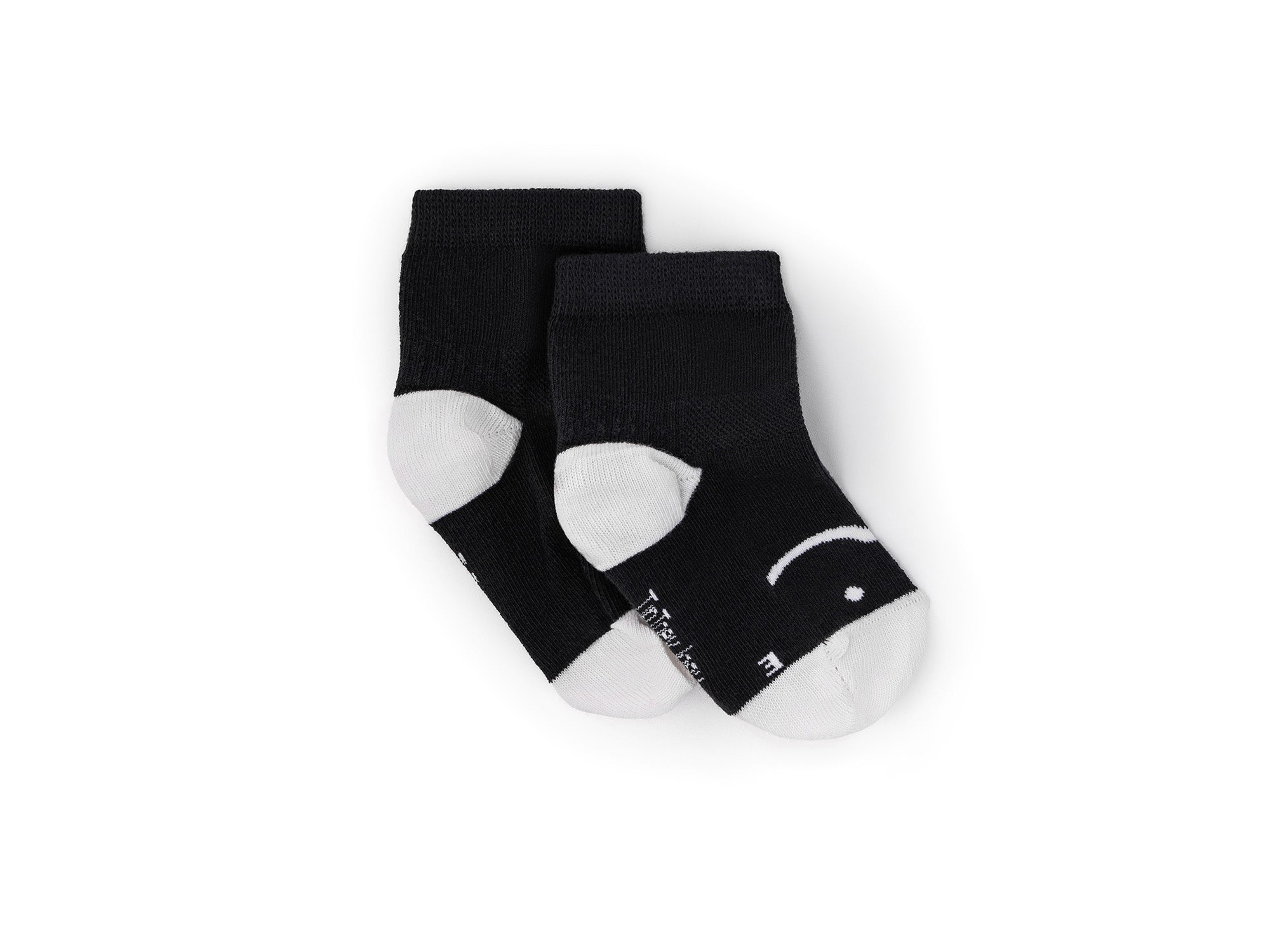 Kit Meias Barefoot Tip Toey Joey - Branco & Preto