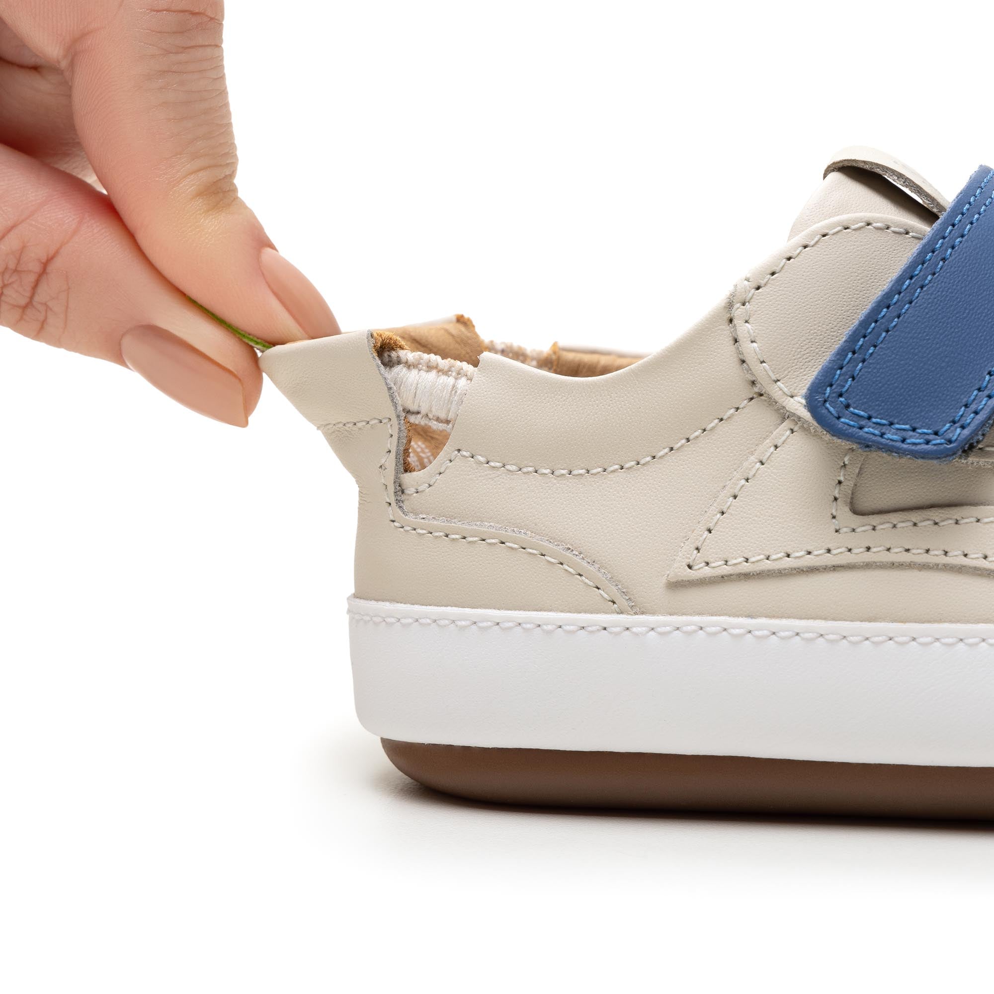 Ténis Respeitadores do Pé da Criança Tip Toey Joey -  Landy TAPIOCA/ TANGERINE/ BLUE TANG