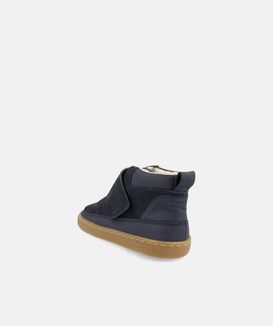 Botas Respeitadores do Pezinho da Criança - Blanditos Alaska Marinho