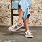 MyFleeters Ténis Desportivos Barefoot de adulto - MyFleeters Lemon Antiguo Barefoot-Sneakers-Lemon-Antiguo-Worn-1