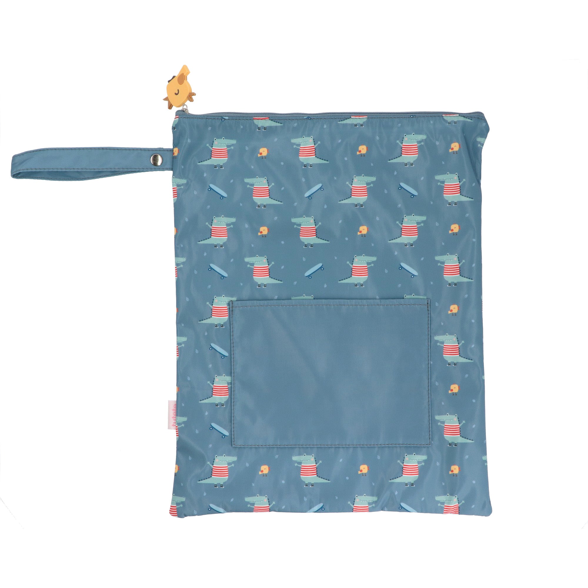 Conjunto Pré-Escolar Mochila + Bolsa Impermeável + Garrafa Água - Tutete Croc