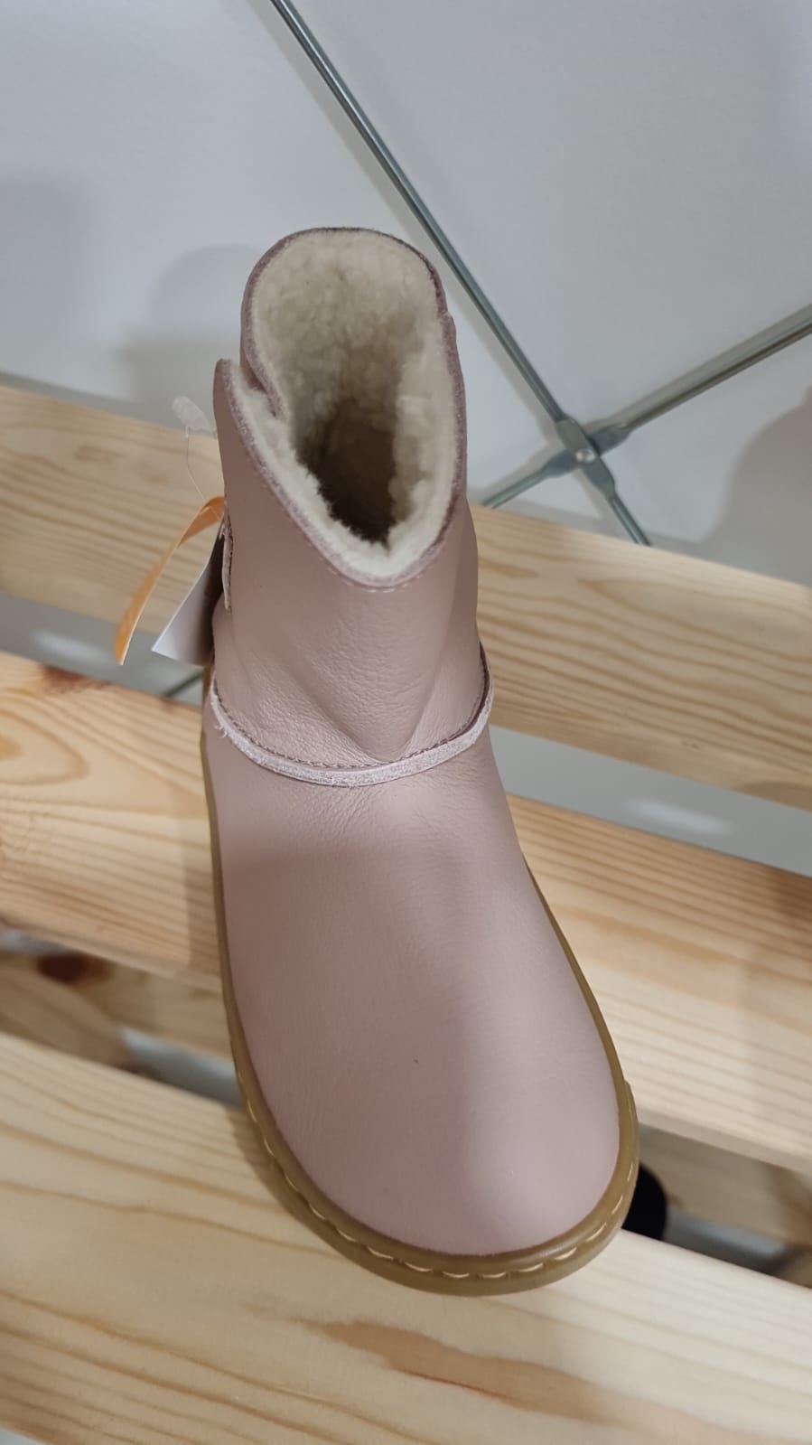 Botas Barefoot com pêlo interior - Blanditos Hielo Rosa