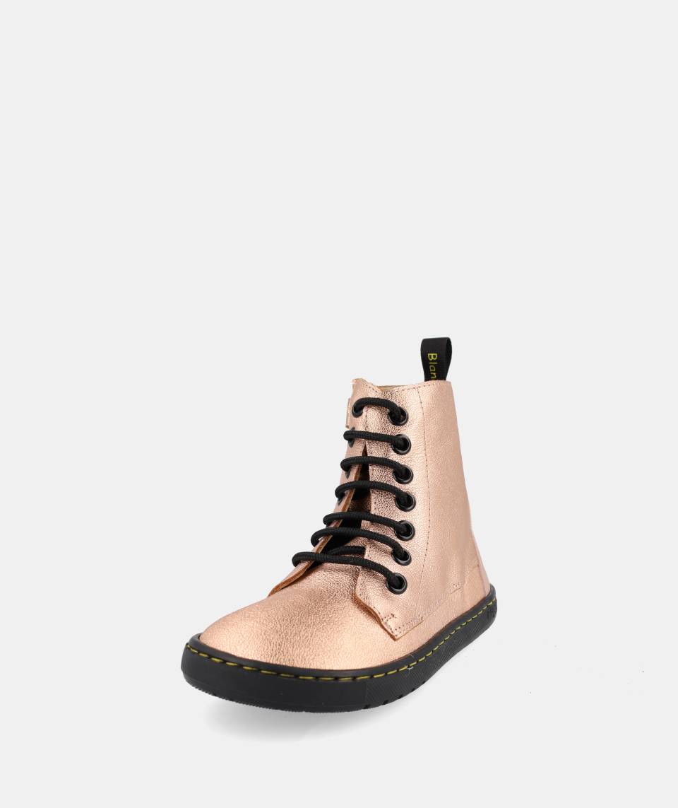 Botas Respeitadores do Pezinho da Criança - Blanditos Chicago Rosa (brilho)