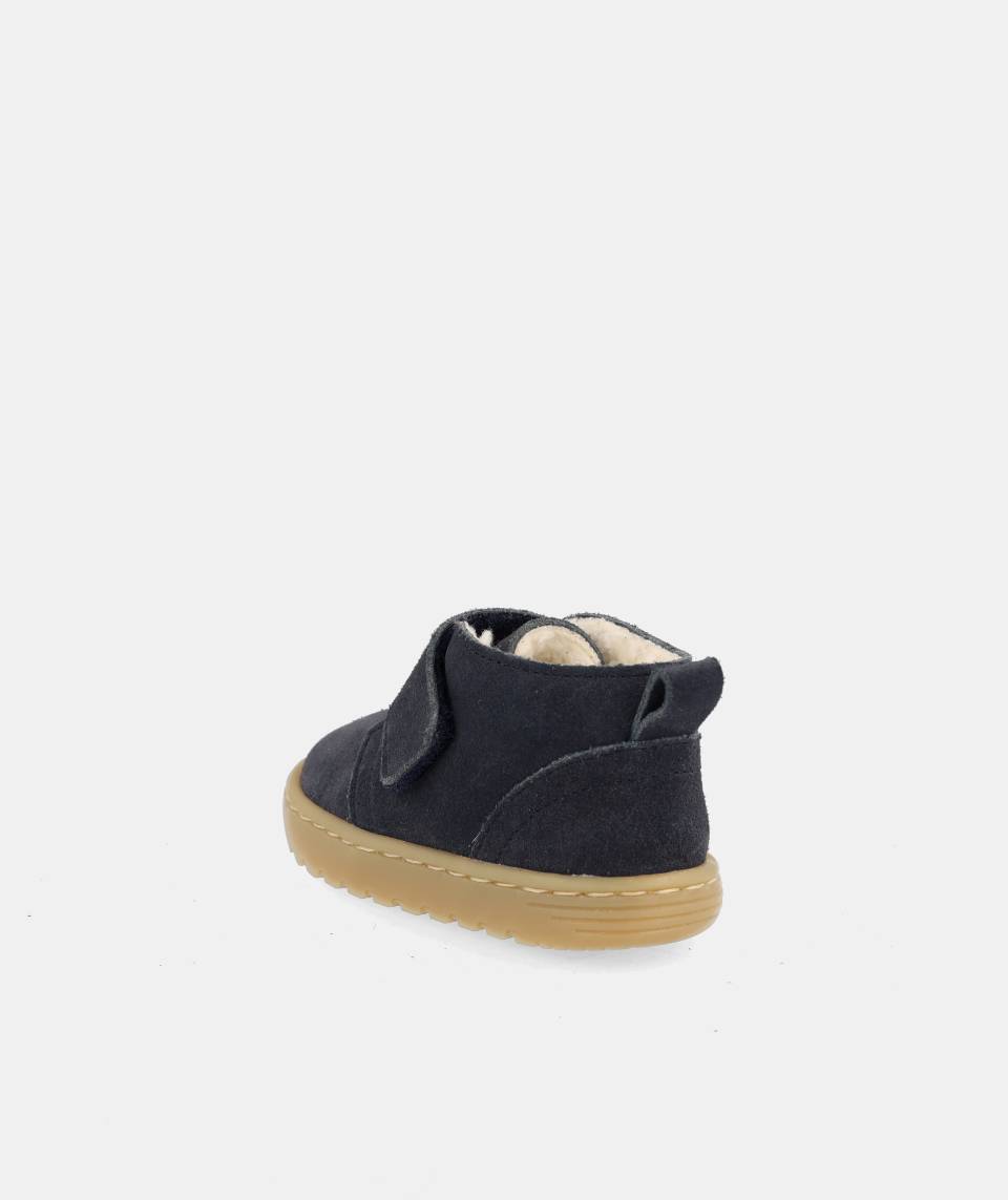 Botas com pêlo Respeitadoras do Pezinho da Criança - Blanditos Ottawa Marinho