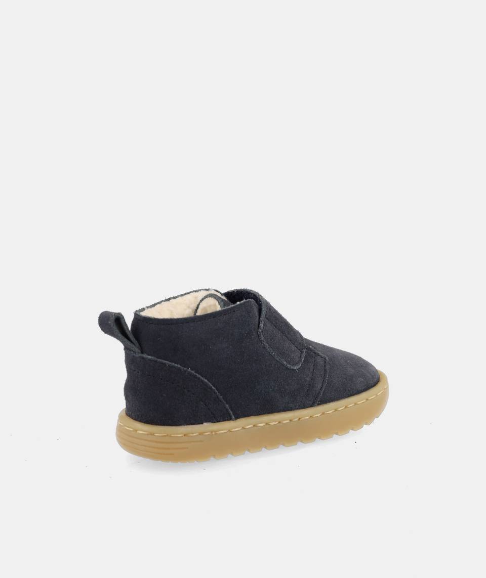 Botas com pêlo Respeitadoras do Pezinho da Criança - Blanditos Ottawa Marinho