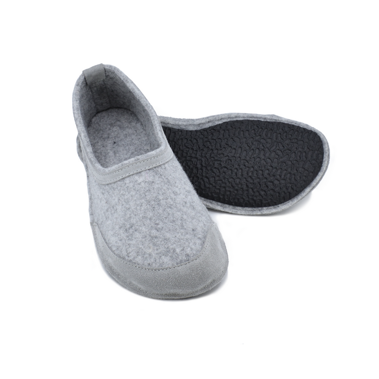 Pantufas respeitadoras do pé Adulto Cinzento- Omaking