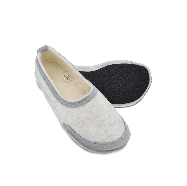 Pantufas respeitadoras do pé Adulto Branco- Omaking