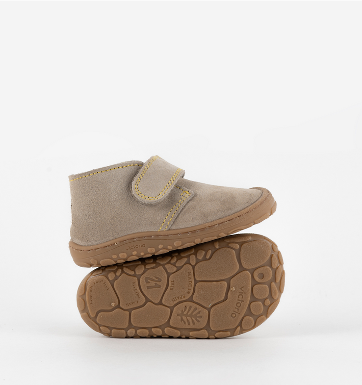 Botas Respeitadores do Pezinho da Criança Bosco Serraje - Victoria Taupe