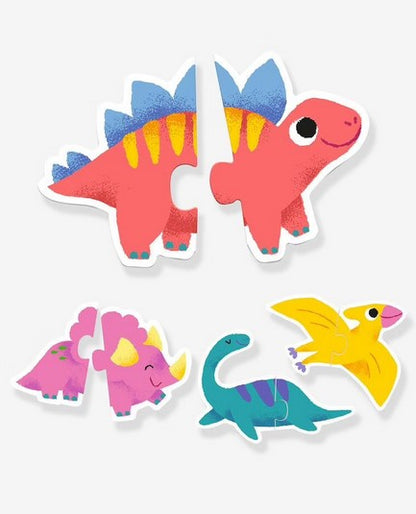Puzzle Duo -Dinossauros 10 puzzles Djeco