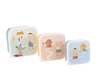 Conjunto 3 Caixas de Alimentos The Three Little Pigs
