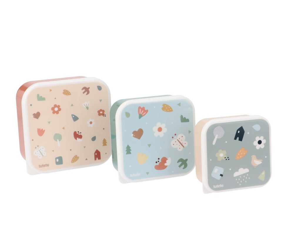 Conjunto 3 Caixas de Alimentos Geometric Nature