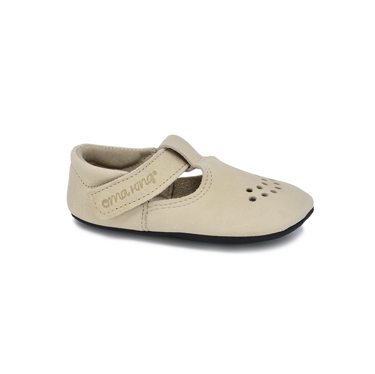 Sapato Barefoot de bebé Mutsu Bege - Omaking