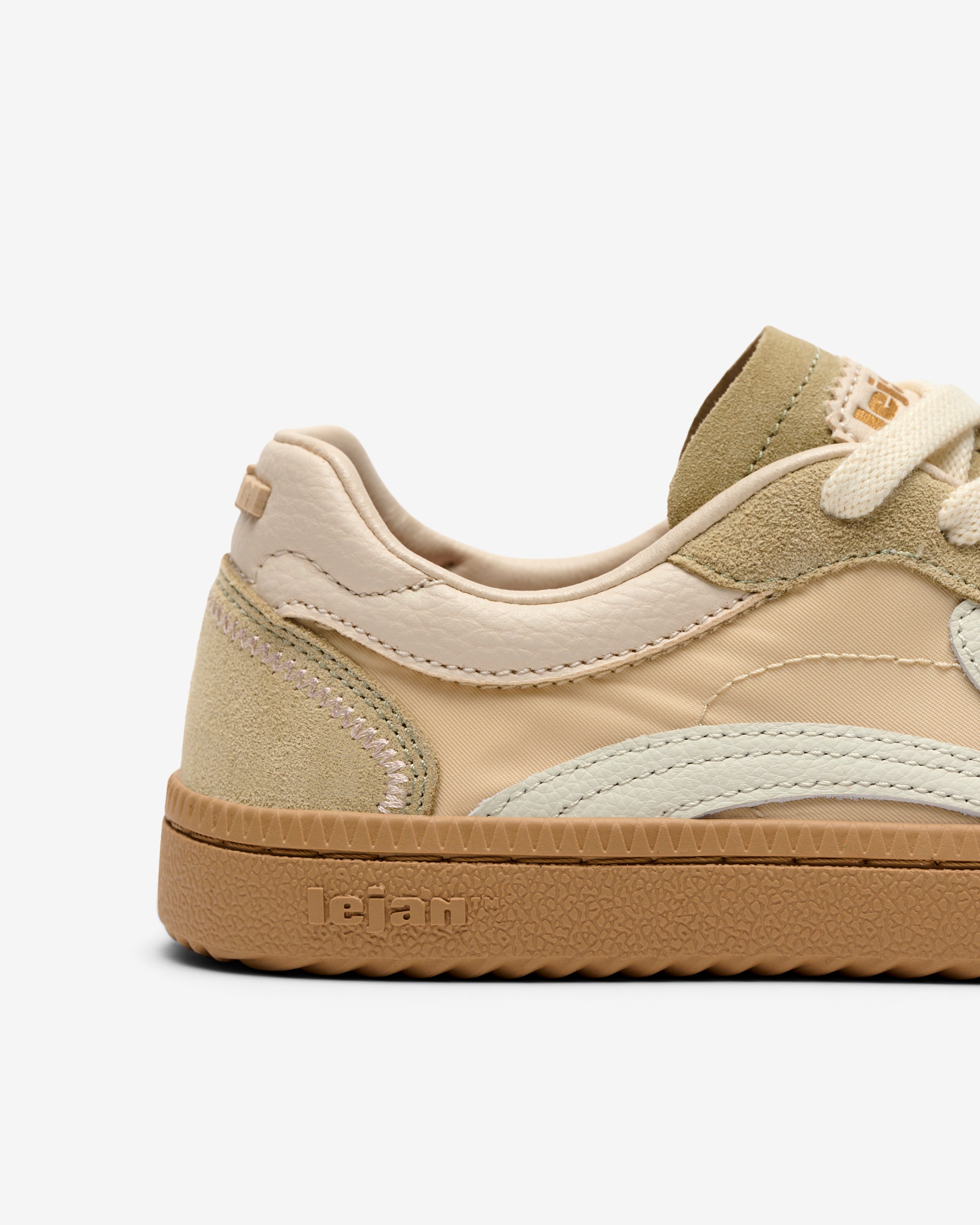 Ténis Barefoot de adulto  - Lejan One Nylon Wide Beige (Horma Ancha)