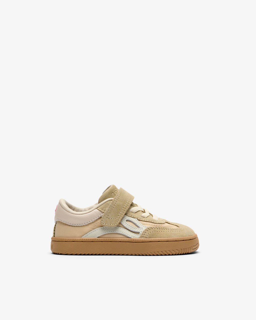 Lejan Brand Ténis respeitadores do pé da criança - Lejan One Nylon Beige Copia_de_nylon_beige_kid_P