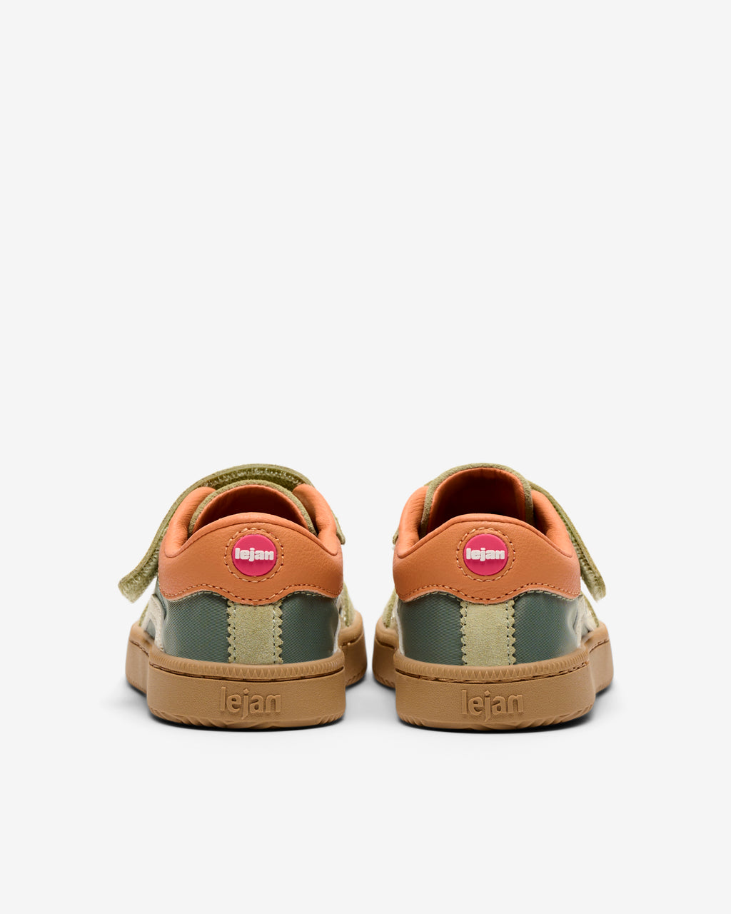 Lejan Brand Ténis respeitadores do pé da criança - Lejan One Nylon Matcha Copia_de_nylon_matcha_kid_D3
