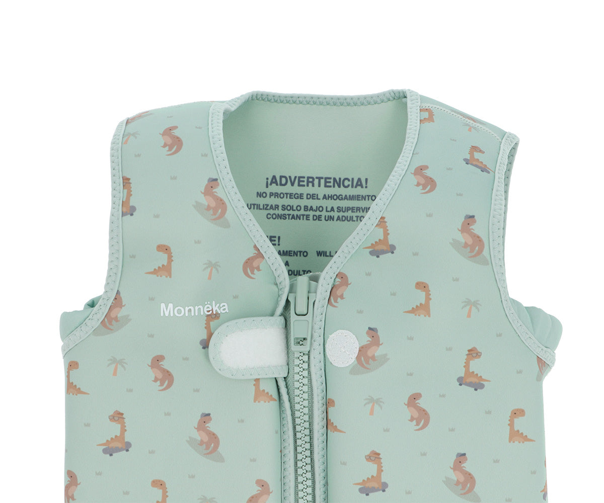 Colete Flutuador Aprendizagem Cool Dinos -  Monnëka