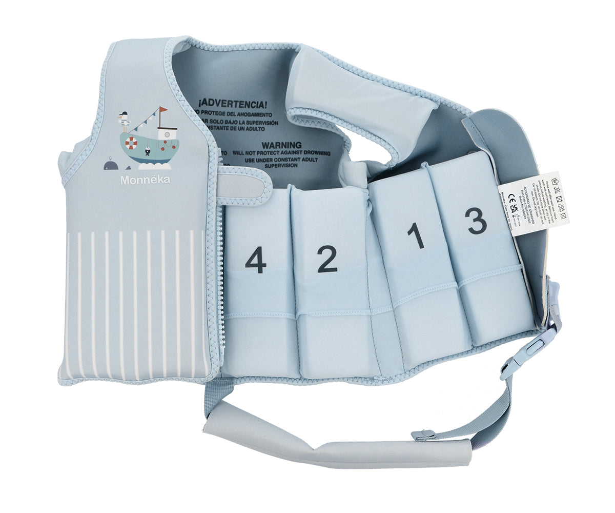 Colete Flutuador Aprendizagem Fishing Boat -  Monnëka