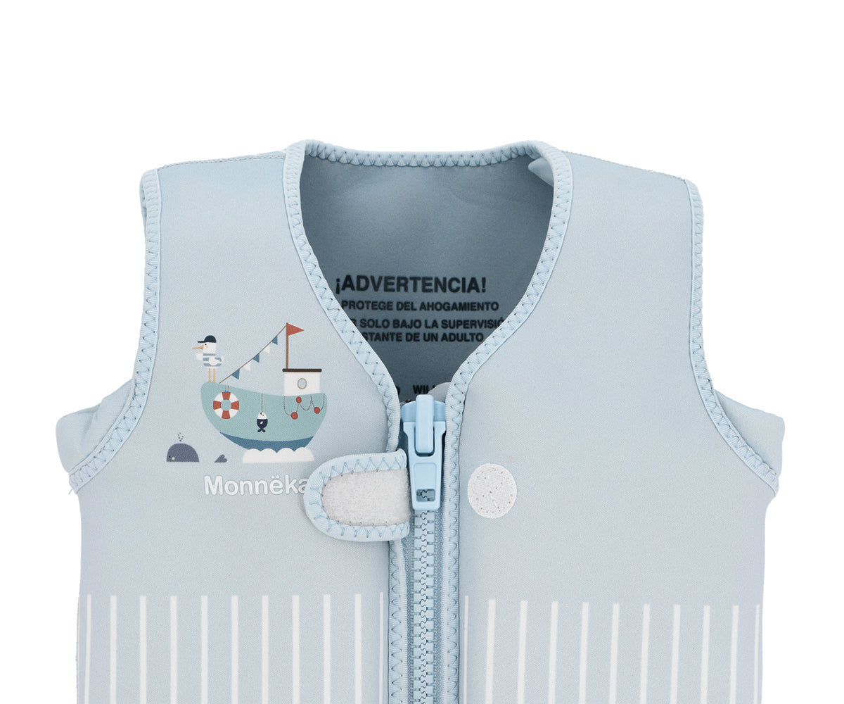 Colete Flutuador Aprendizagem Fishing Boat -  Monnëka