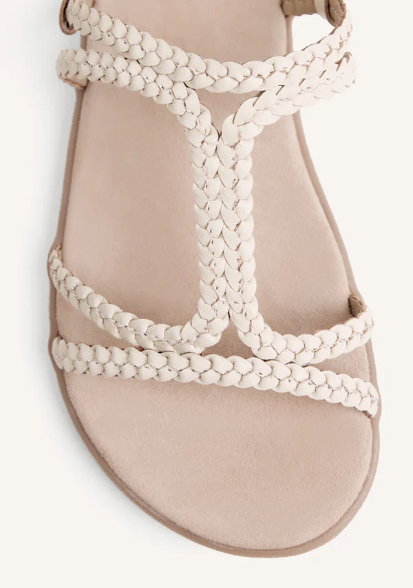 Mum Barefoot GIOSEPPO BAREFOOT - SANDÁLIAS COURO ENTRANÇADO NEDELJA GIOSEPPO_BAREFOOT_SANDALIAS_NEDELJA_OFF_WHITE_MADALI_3