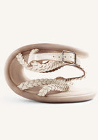 Mum Barefoot GIOSEPPO BAREFOOT - SANDÁLIAS COURO ENTRANÇADO NEDELJA GIOSEPPO_BAREFOOT_SANDALIAS_NEDELJA_OFF_WHITE_MADALI_4