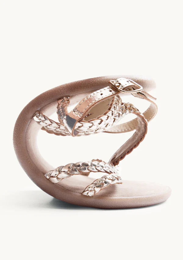 GIOSEPPO BAREFOOT - SANDÁLIAS COURO ENTRANÇADO NEDELJA