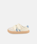 Blanditos by Crio's Ténis de Veganos Barefoot - Blanditos Guppy Bege/Azul GUPPY_BONE26V-1