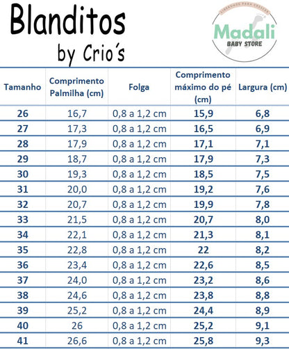 Sandália respeitadora do pé da criança Creta - Blanditos Branco