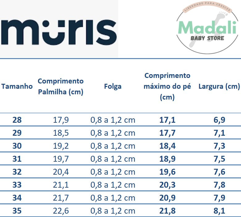 Ténis Barefoot Criança - Muris Petra Turquoise Blue Júnior