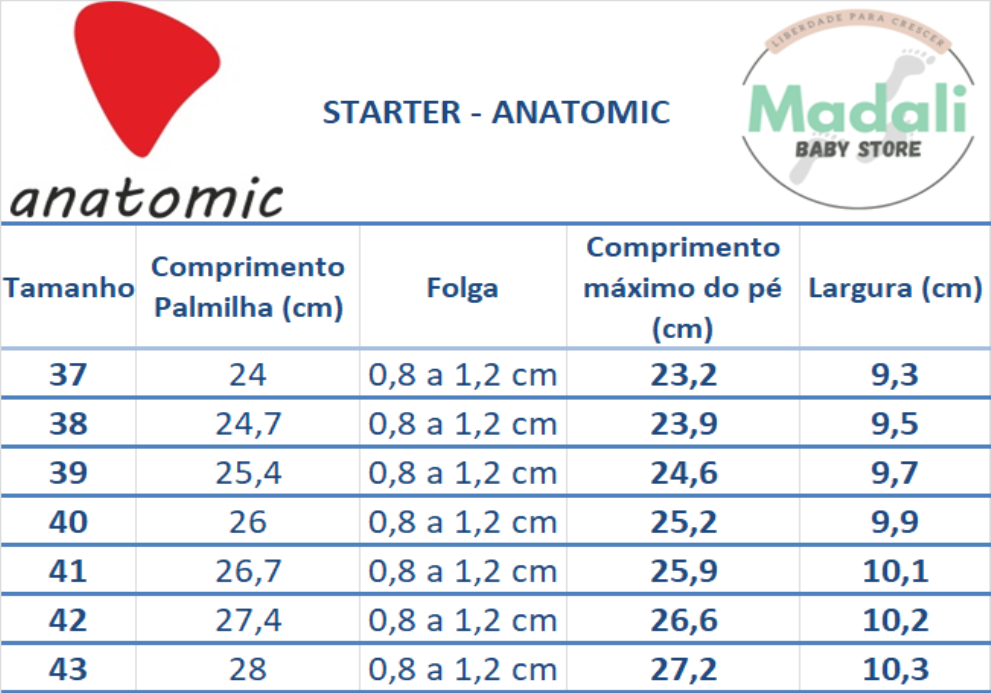 Ténis Adulto Respeitadores Starter Eco Azul Claro - Anatomic