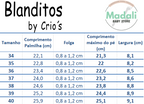 Blanditos by Crio's Ténis Desportivos Respeitadores do Pé Adulto- Blanditos Seul C Print Guia_tamanhos_blanditos_34_40