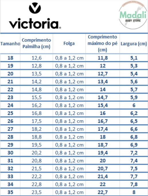 Ténis de Lona Respeitadores do Pezinho da Criança - Victoria Atlantico