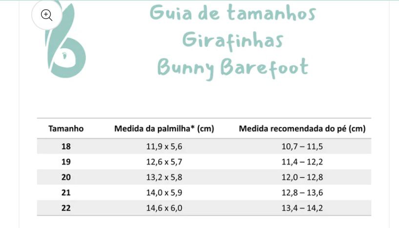 Girafinhas - Bunny Barefoot Rosa