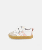 Blanditos by Crio's Ténis Desportivos Respeitadores do Pezinho da Criança - Blanditos Lisboa Branco/Rosa Branco Rosa LISBOA_BR26V-1