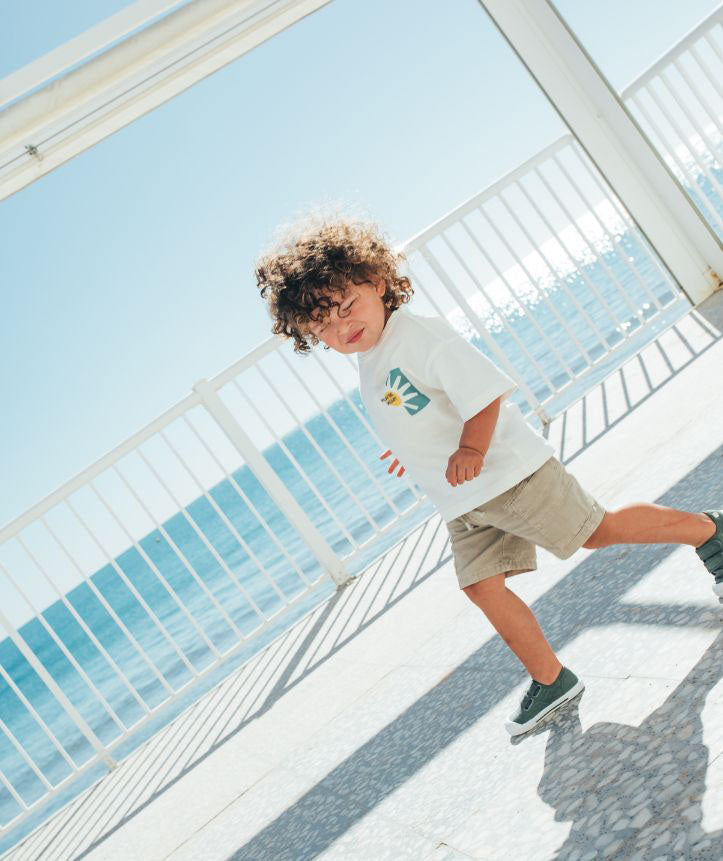 Igor Lonas Respeitadoras do Pezinho da Criança - Igor Canvas V. (Velcro) LonasBarefootIgorCanvasKakiMadali5