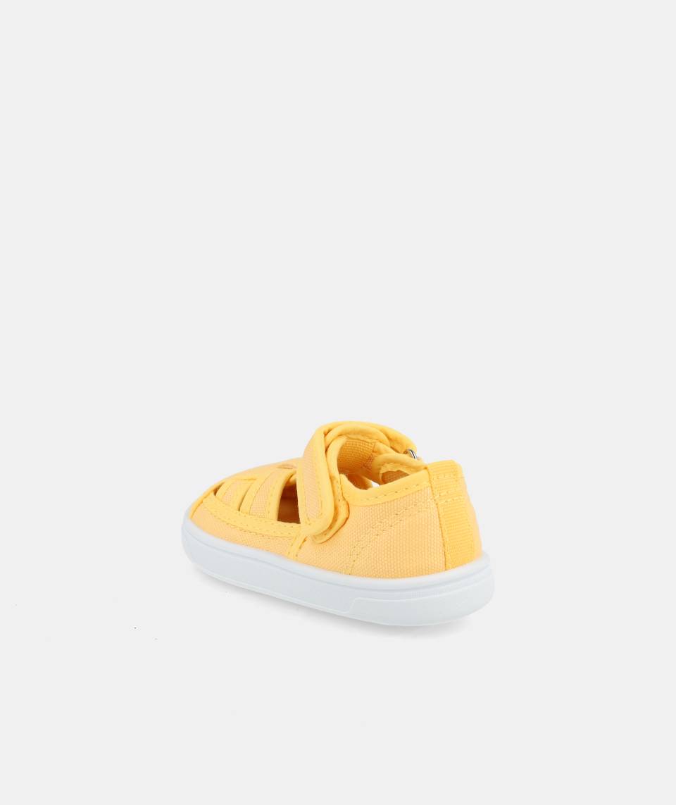 Blanditos by Crio's Ténis de Lona Barefoot - Blanditos Molly MOLLY_YELLOW26V-2
