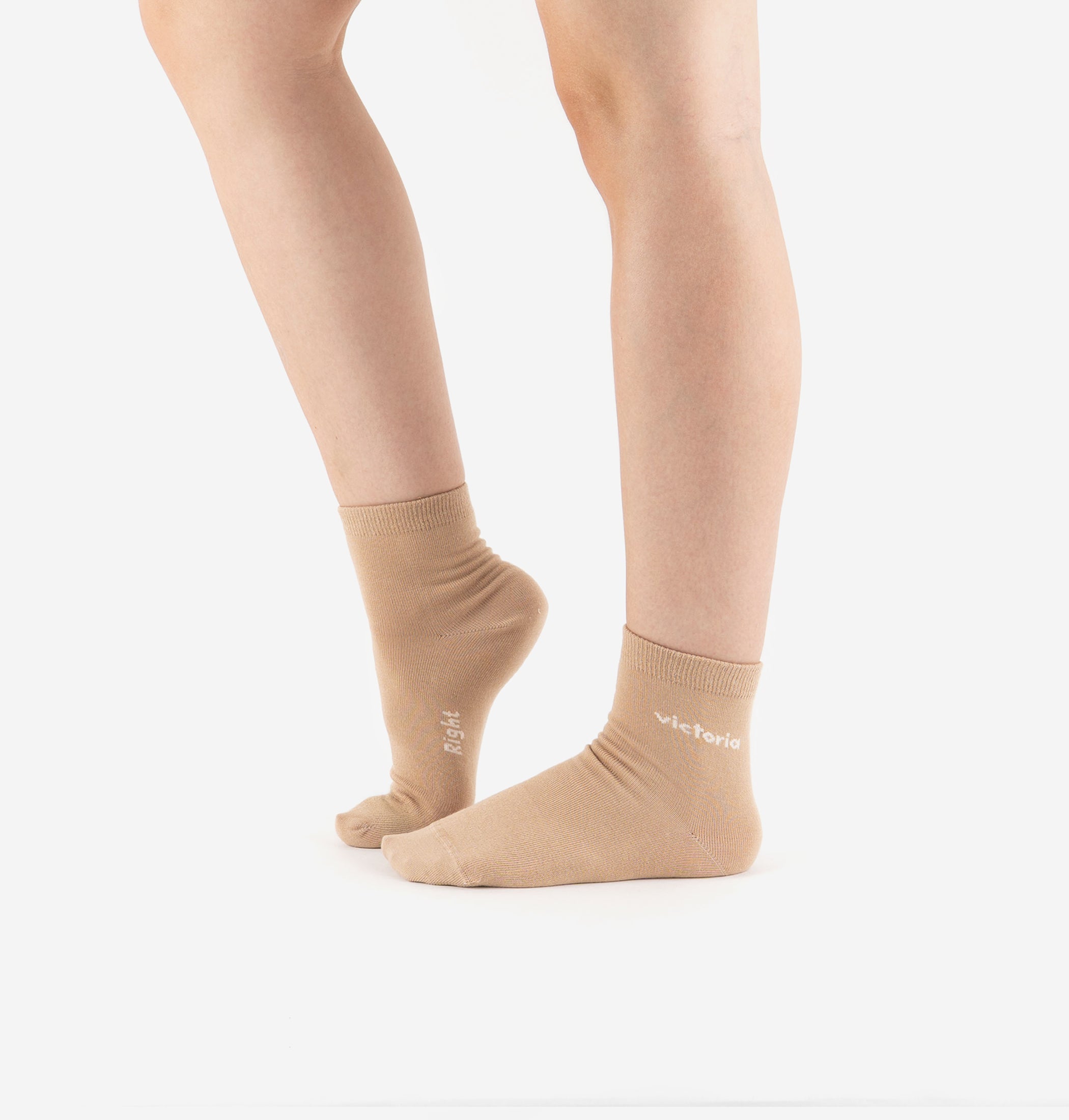 Victoria Barefoot Meias para Adulto Victoria Barefoot 36-40 Taupe MeiasAdultoVictoriaBarefootAlgodaoMadali_13