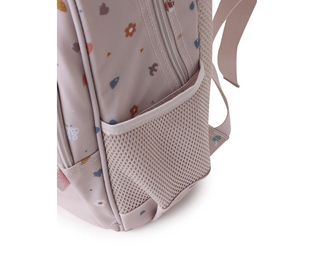 Mochila Média com Porta-chaves Geometric Nature