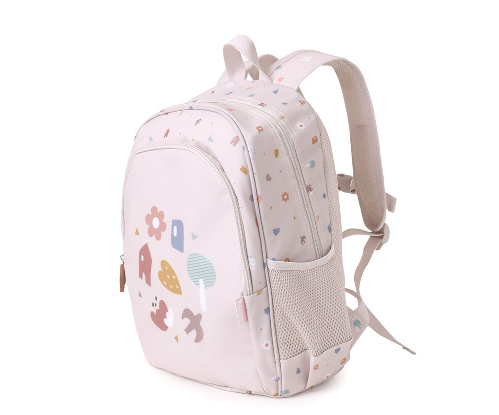 Mochila Média com Porta-chaves Geometric Nature