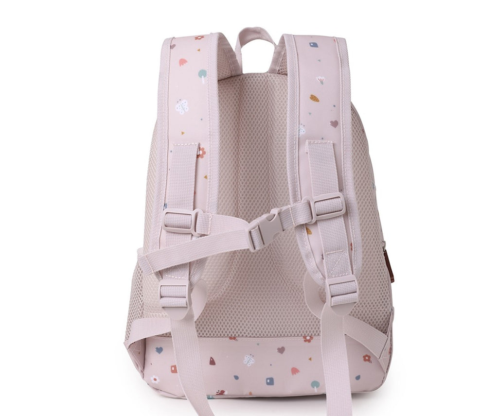 Mochila Média com Porta-chaves Geometric Nature