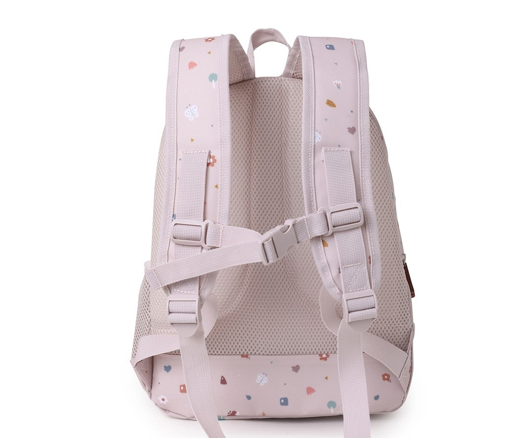 Mochila Média com Porta-chaves Geometric Nature